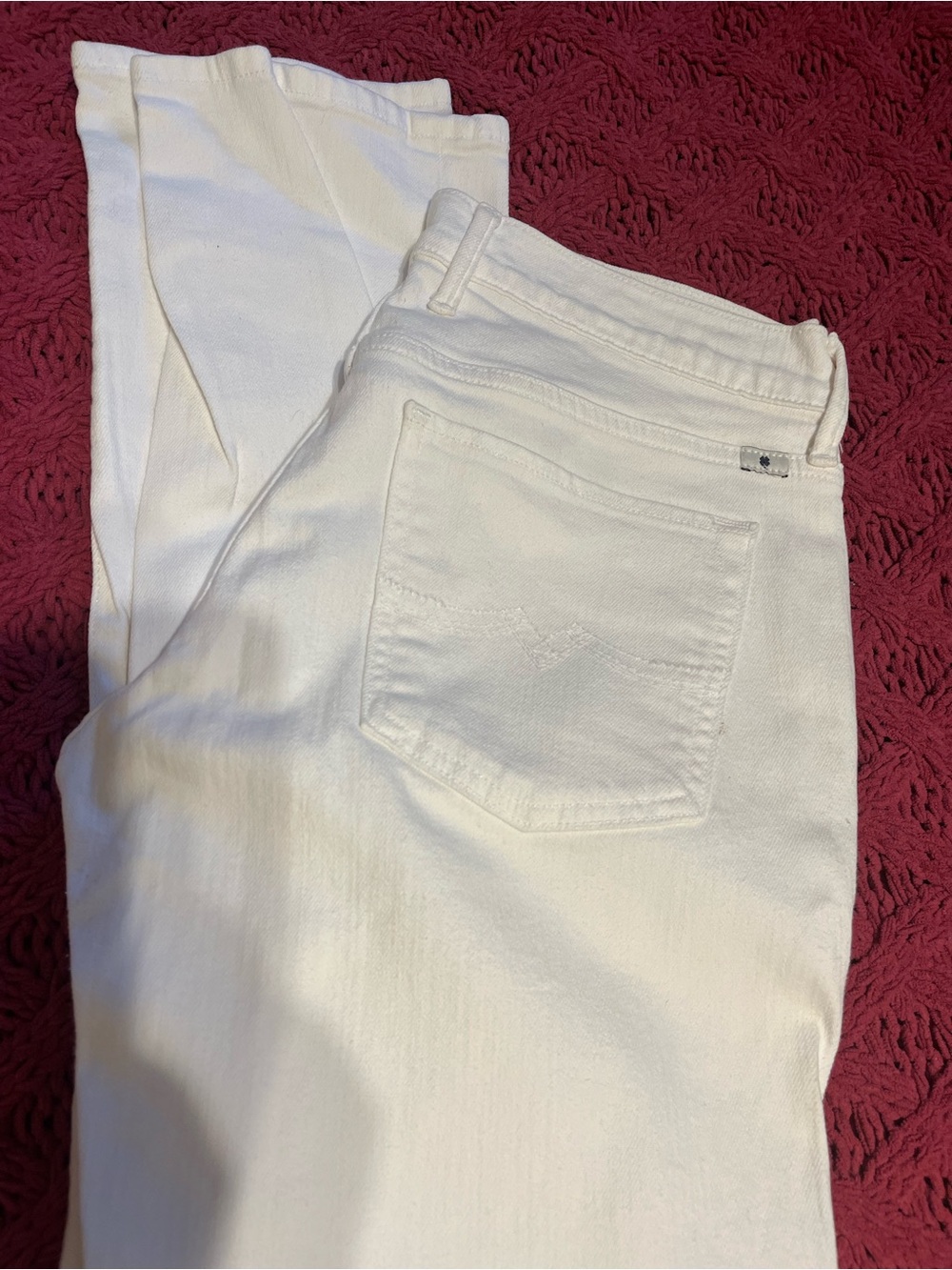 Lucky Brand Sweet ‘N Straight White Jeans Size 4/27